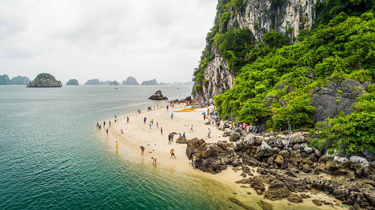 Titop Island in halong bay